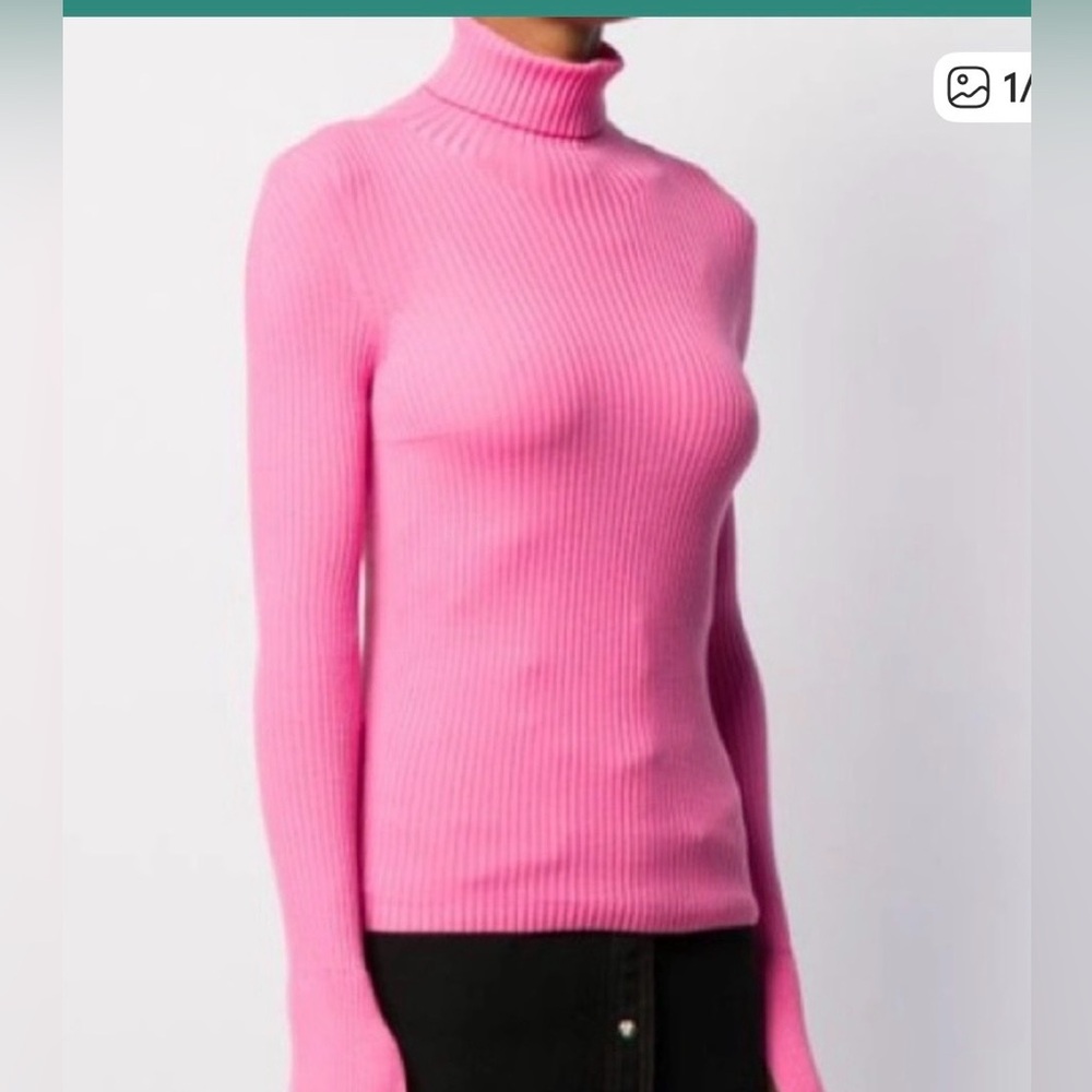 Michael Lauren Vibrant Pink Knit Top size S